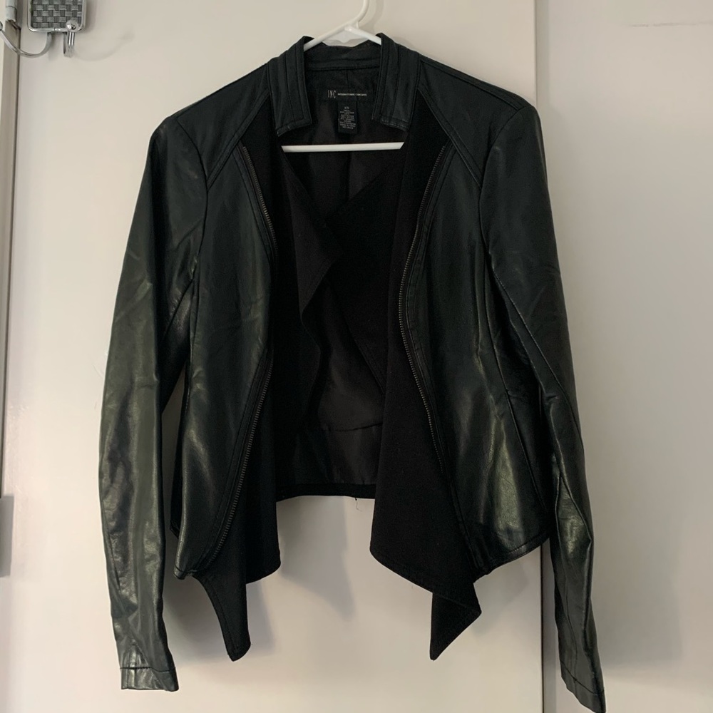 INC Pleather Blazer Jacket